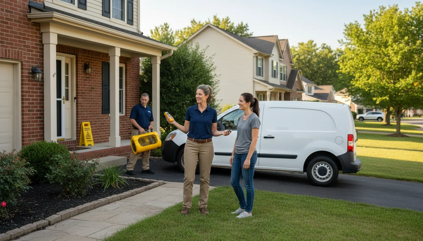 Residential water damage restoration in Snow Hill, NC
